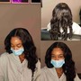 CLOSURE WIG INSTALL SEWN DOWN