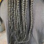 Medium Goddess Braids/Boho