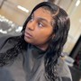 Shampoo and Style Relaxed Hair