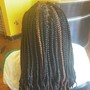 Two strand twists on natural hair