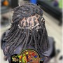 Loc Retwist and Style Ear Length