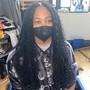 Jumbo Knotless Goddess Braids/Curl Ends