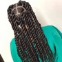 Large knotless Box Braids