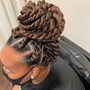 Goddess braids mid back