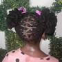 kids loc wash and basic style