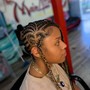 2 Feed In Braids