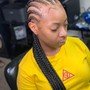 Small side braids( knotless)