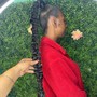 Braiding hair Ponytail