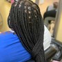 Two braids w/natural hair(NO EXTENSIONS)