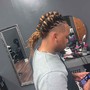 Man bun braids