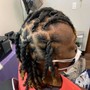 Loc Retwist, no shampoo