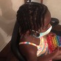 Kid's Traditional Cornrow Extensions