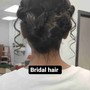 Updo, ponytails, buns