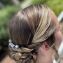 Wedding updo and events