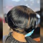 Bob Cut &amp; style on natural hair