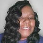 Crochet braids w/ precurled hair