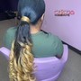 French Curled Knotless Medium mid back