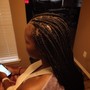 Goddess Box Braids medium bra length