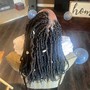 Weave with leave out