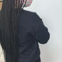 Knotless Braid MED Mid back