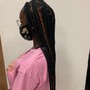 Feed in braid W/ Knotless