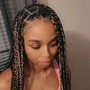 Large Knotless Box Braids