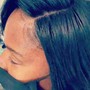 Sew in with leave out