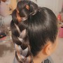 Braided updo