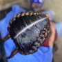 Feed-in Braids (Mid-Back)