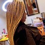 Pre-twisted/braided Crochet Braids