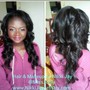 Hair Style with Added Extensions (Non-Bridal)