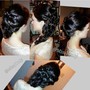 Hair Style with Added Extensions (Non-Bridal)