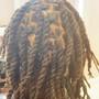 Loc Style mid back lenght