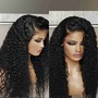 Crochet straight/curly hair