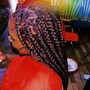 Large Knotless Braids