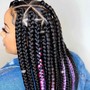 Small box braids hair included