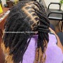 TWO STRAND/ DOUBLE TWIST- loc maintenance INCLUDES WASH AND RETWIST