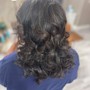 Silk Press for Mid Back length hair