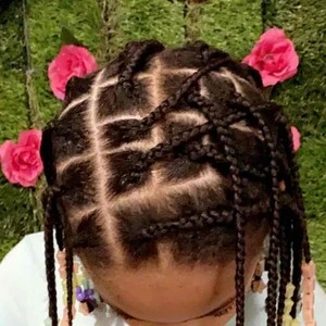 box braids styles for little girls