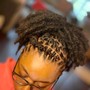 Loose Hair Crochet Braids with Shampoo