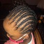 3-6 feed-in braids