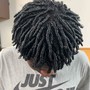 Medium size longs locs &amp; wash