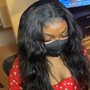 Closure wig touch up