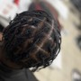 Mens Large Box Braids, Travel Fee