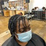 Loc retwist with maintenance