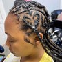 Wig braid down