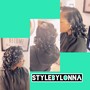 PONYTAIL ON RELAXED HAIR