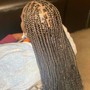 Medium Boho Knotless  Braids