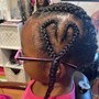 Kids Braided ponytail