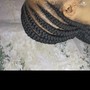 Cornrows with extensions large